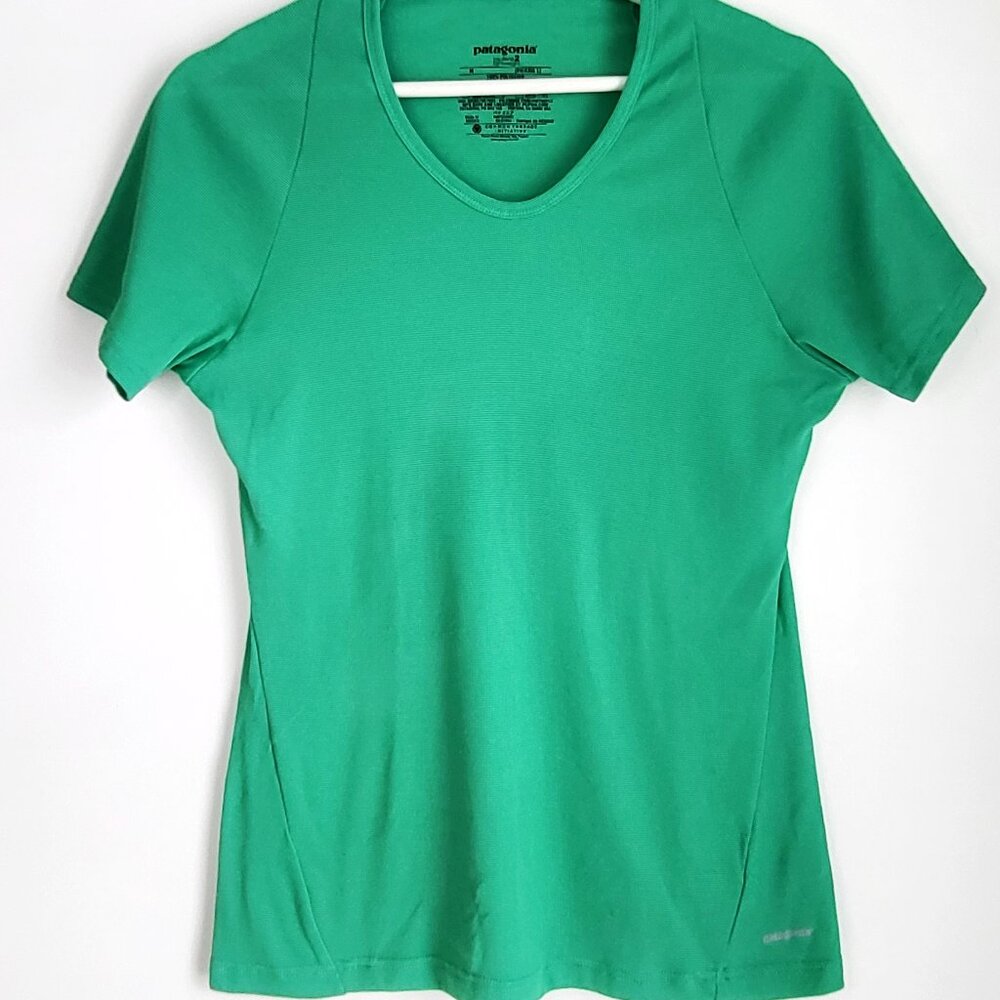 Patagonia Green Performance Short Sleeve Top I Size M